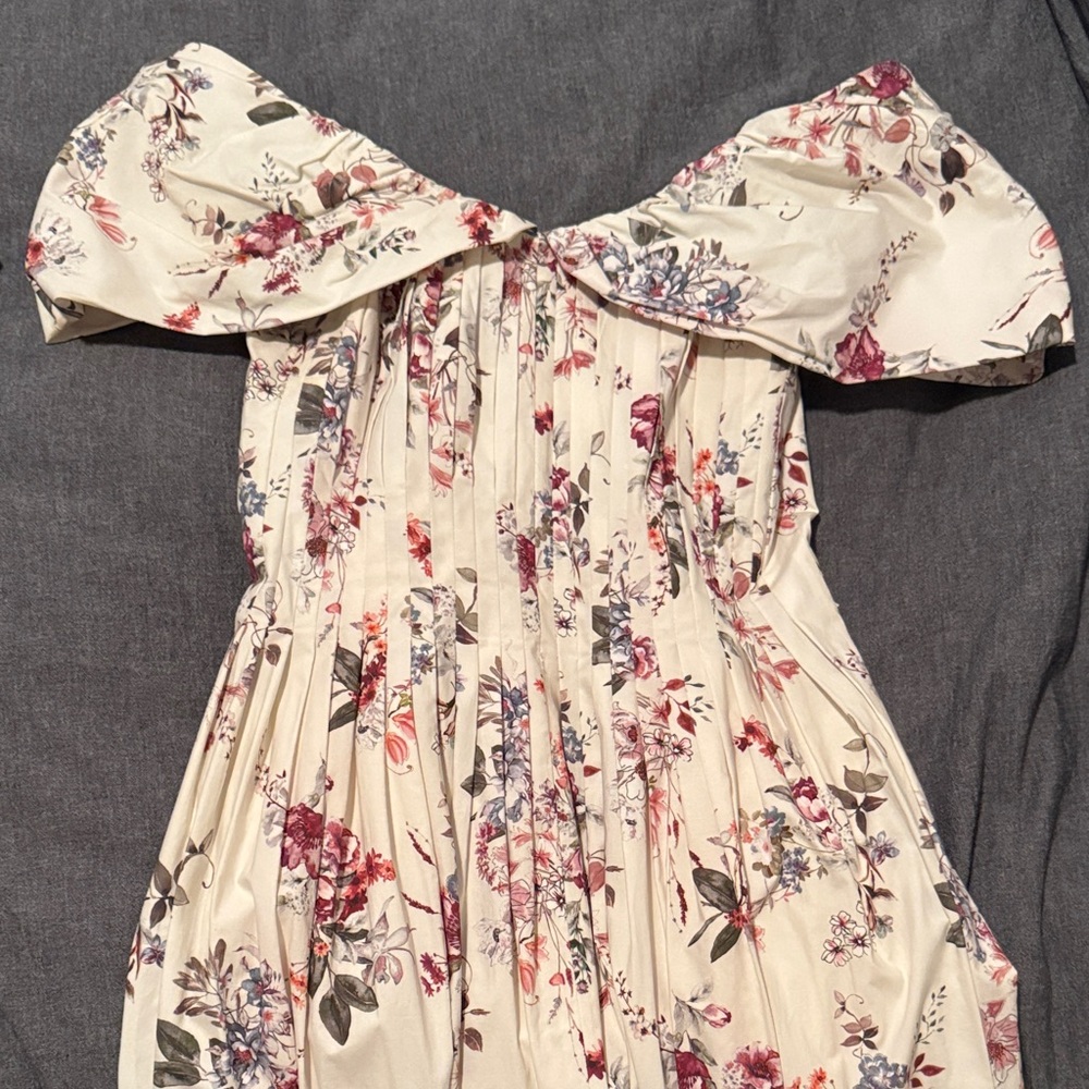 Antonio Melani Floral Off-Shoulder Dress